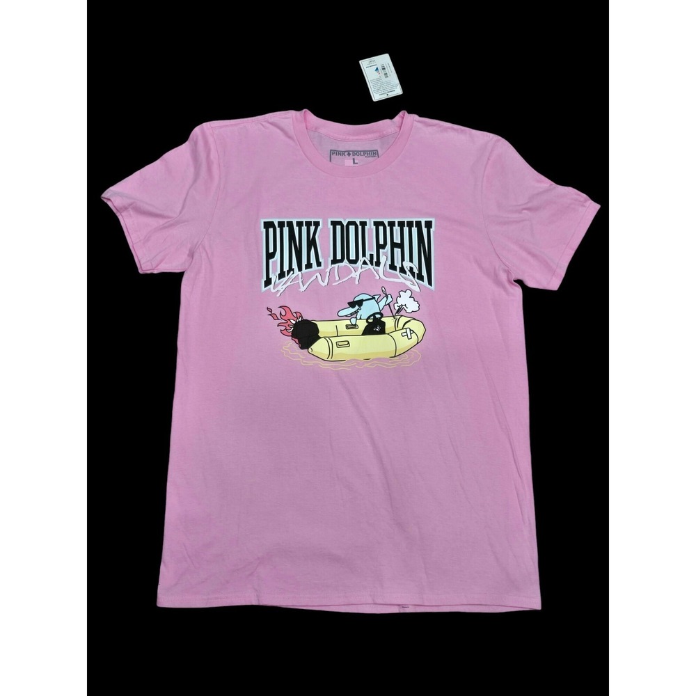 Pink Dolphin Vandals Graphic T-Shirt Multicolor Size L